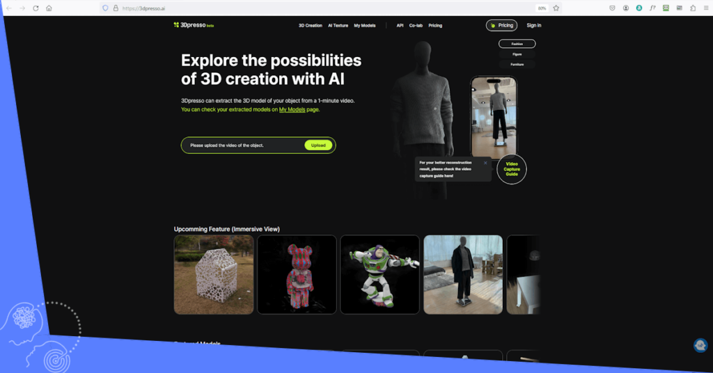 Webseite 3Dpresso