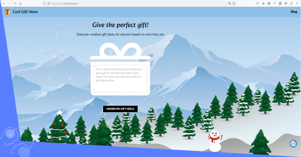 Webseite Cool Gift Ideas